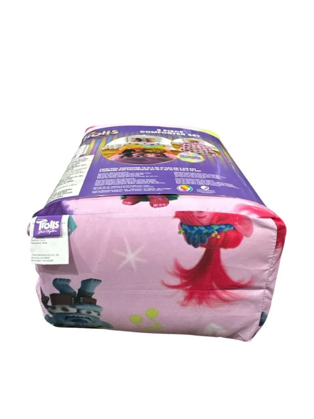 Trolls Band Together 2-Piece Reversible Comforter Set Twin/Full Size